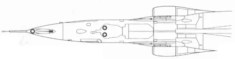 SEPECAT JAGUAR A Inverted Scrap View SEPECAT JAGUAR GR1A3 Inverted Plan - фото 104