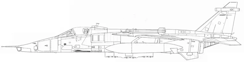 SEPECAT JAGUAR GR3 Port Profile Serves also GR11A SEPECAT JAGUAR - фото 98