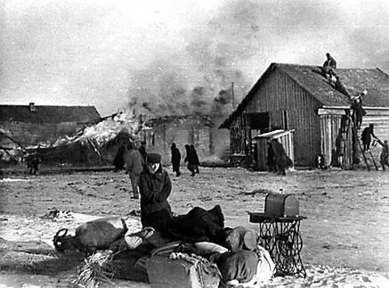 Выселение местного населения Вечер 30 ноября 1941 года Частые снегопады - фото 214