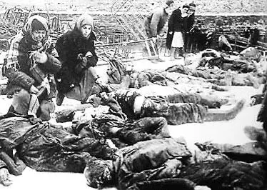 Расстрелянные пленные красноармейцы 166й день войны Исходя из сложившейся - фото 277