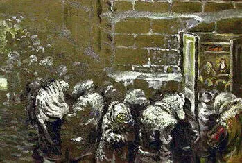 Выдача хлеба по карточкам Декабрь 1941 г Хлеб привезли поздно Худ К Ф - фото 273