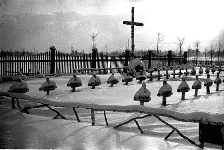 Немецкое кладбище в районе города Малоярославец январь 1942 года В 1812 г у - фото 344