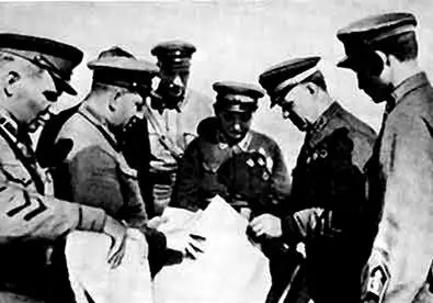ХалхинГол 1939 г На командном пункте 1й армейской группы Танковая атака - фото 24