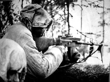Финский солдат с пулемётом LahtiSaloranta M26 26 марта 1940 года На 6й - фото 58