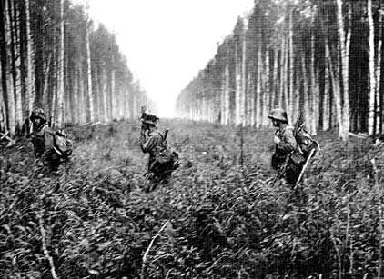 Финские солдаты пересекают границу с СССР лето 1941 года Начинается битва - фото 341