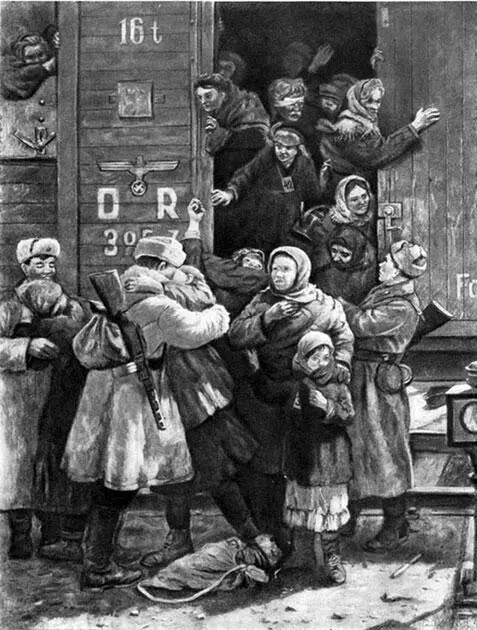 Освобождение худ А Волкова Партизаны действуют базируясь в тылу немцев в - фото 53