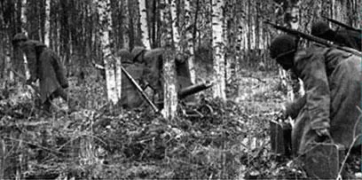 Бой в лесу Весна 1942 г Исход дня 24 марта 5я армия в течение дня - фото 190