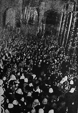 Пасха 1942 г Богоявленский собор г Москва Военные действия на других - фото 261