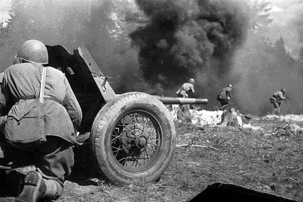 Огневой бой 20я армия своим левым флангом ведет наступление Встреченная - фото 298