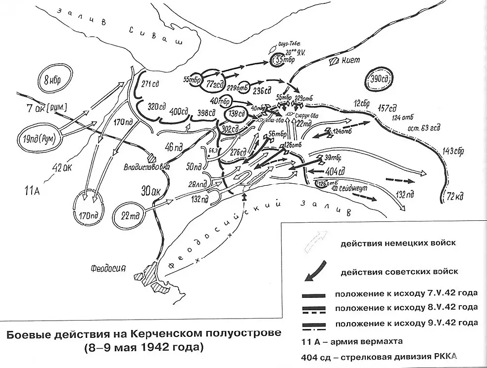 После неудачной попытки окружить 51ю и 47ю армии в районе села Батальное - фото 125