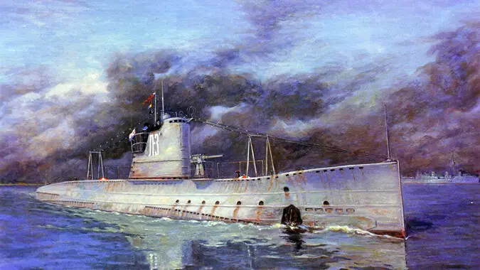 Подводная лодка Л3 Художник М Кузнецов Нечто невероятное произошло - фото 295