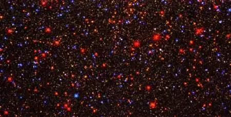 Так выглядит небольшая часть звёзд около 100 000 в шаровом скоплении Омега - фото 50