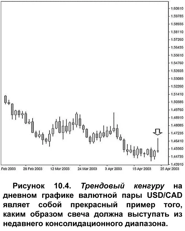 Торговля по настройкам медвежьего трендового кенгуру во многом напоминает - фото 112