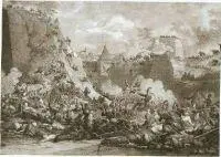 Штурм Очакова Гравюра XVIII в Император Иосиф II М Свейнль 1777 г - фото 64