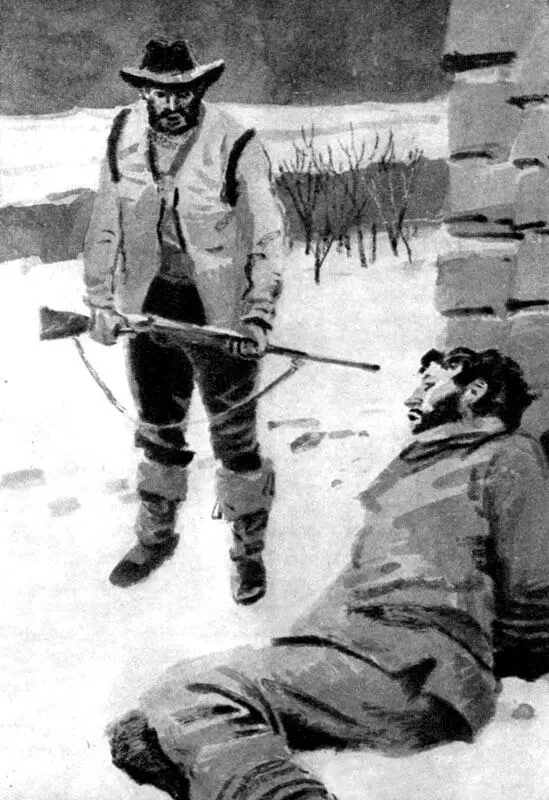 Он внимательно оглядел дорогу и убедившись что на ней никого не видно вошел - фото 6