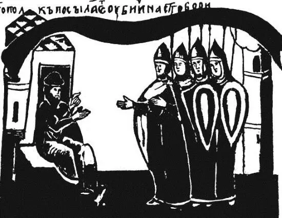 Святополк Ярополчич посылает убийц на святого Бориса из Сильвестровского - фото 126