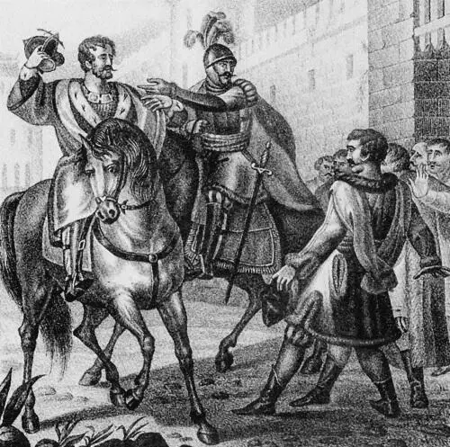 Князь Даниил Галицкий и поляки Гравюра П Иванова XIX в В это время римская - фото 138