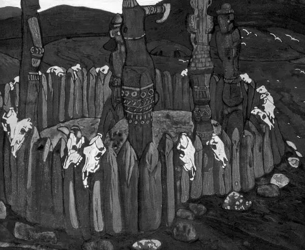Н Рерих Идолы 1901 г Рожаницы Древние славяне верили что при рождении - фото 150