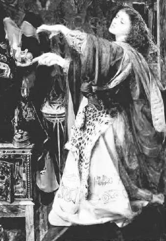 Фея Моргана Картина Ф Сэндиса 1863 Зачарованный Мерлин Картина Э - фото 42