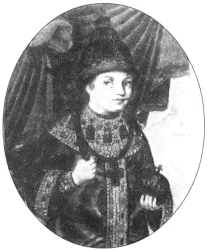 Малолетний царевич Иван Алексеевич младший брат Софьи Рисунок 1670х гг - фото 14