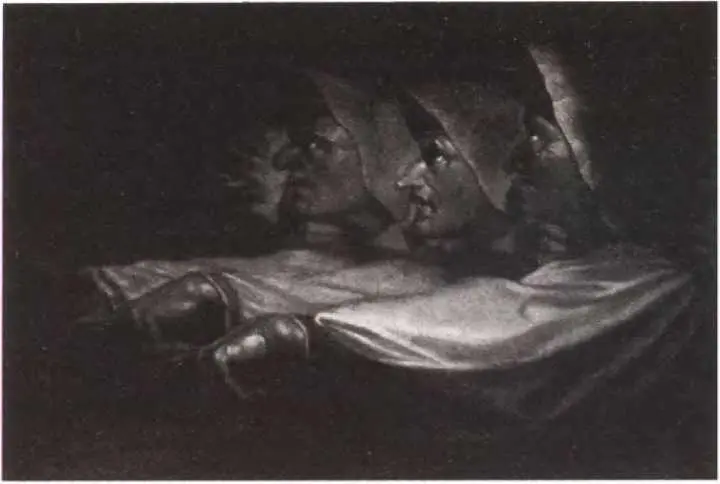 Три призрака из Макбета Картина Иоганна Фюсли 1783 Художник не настаивает - фото 6