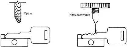 Рис 1416Установить направляющую в каждый вырез на исходном ключе С - фото 238