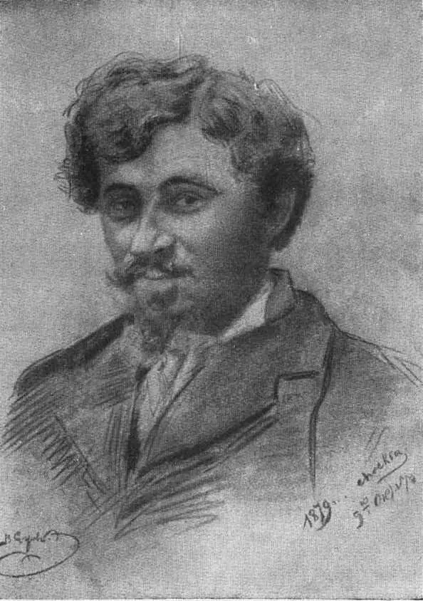 Портрет И И Репина 1879 Портрет П П Чистякова 1881 Серов в двадцать - фото 8