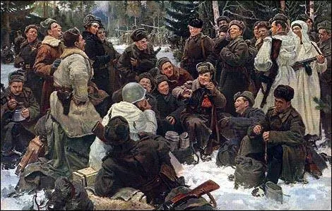 Худ Ю М Непринцев Отдых после боя К патриотической теме подключены - фото 118