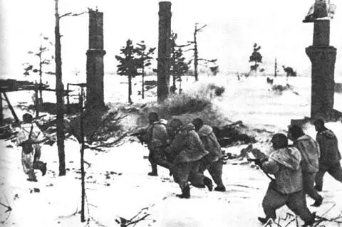 Наступление Волховский фронт январь 1943 г Наиболее активные наступательные - фото 358