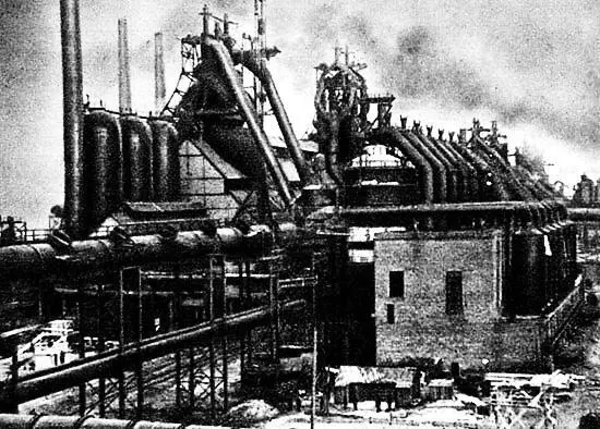 Комсомольская доменная печь 6 построенная в рекордно короткий срок на - фото 214