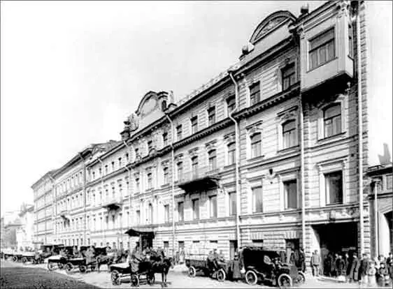 Здание особняка Ж Бормана Английский проспект 16 1910е годы Шоколадная - фото 24