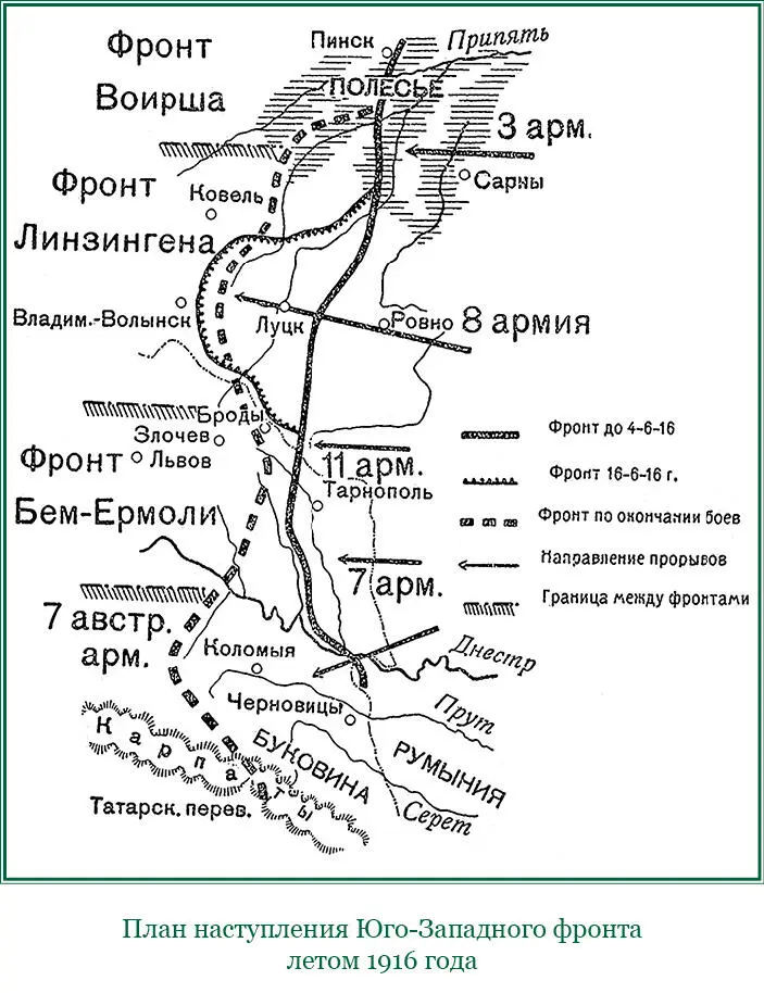 Войска 7й и 9й армий в это время также совершили перегруппировку для - фото 80