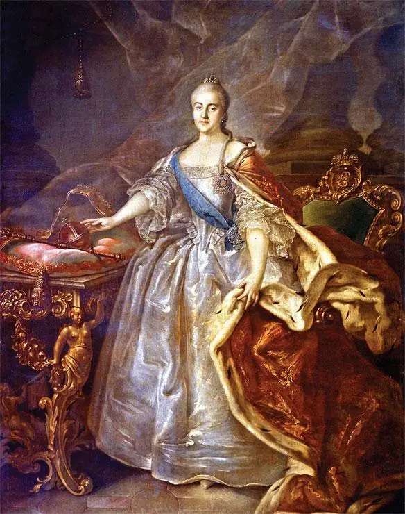 Императрица Екатерина II Алексеевна Художник И П Аргунов Внешним поводом - фото 113