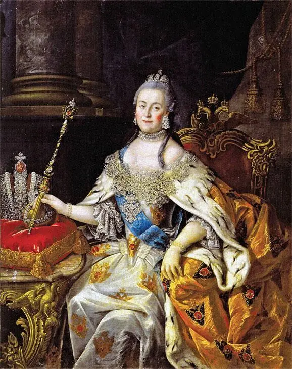 Императрица Екатерина II Алексеевна Художник А П Антропов Во время турецкой - фото 114