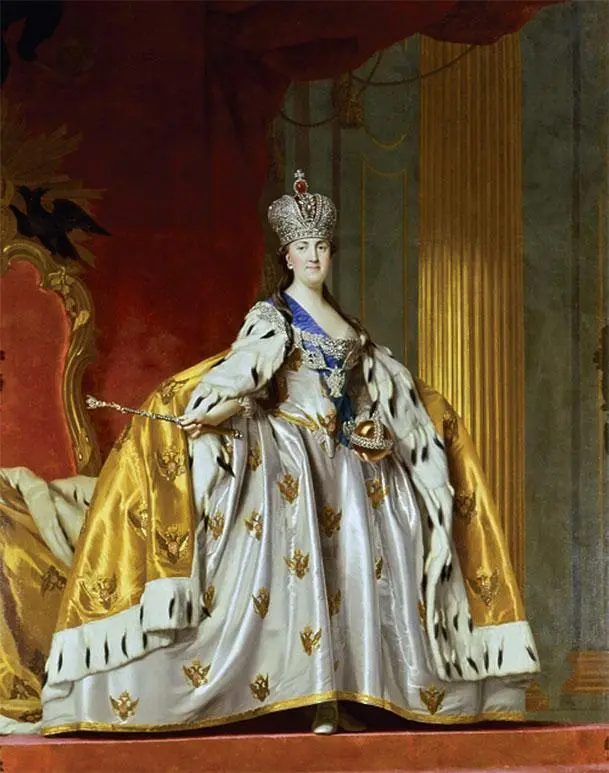 Императрица Екатерина II Алексеевна Художник В Ериксен Получив известия о - фото 115