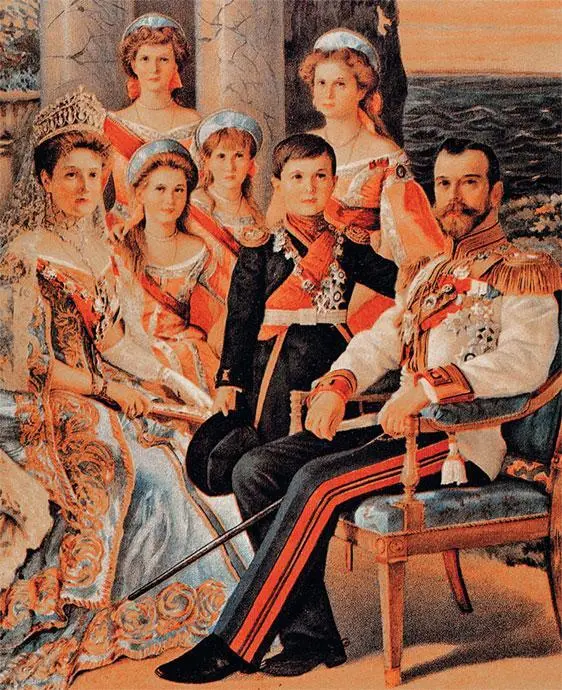 Император Николай II Александрович с семьей в Ливадии Неизвестный художник - фото 158