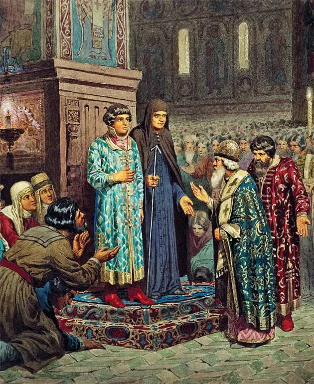 Призвание на царство Михаила Федоровича Романова Фрагмент Художник А Д - фото 47