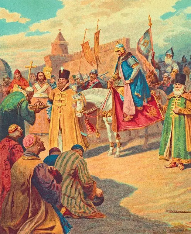 Взятие Казани царем Иоанном IV Васильевичем Грозным Художник П И Коровин В - фото 7