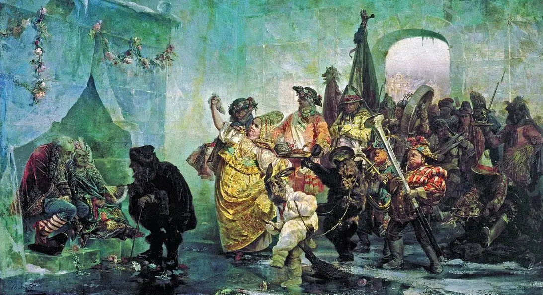 Ледяной дом Художник В И Якоби 10 февраля 1730 года Анна приехала в село - фото 88