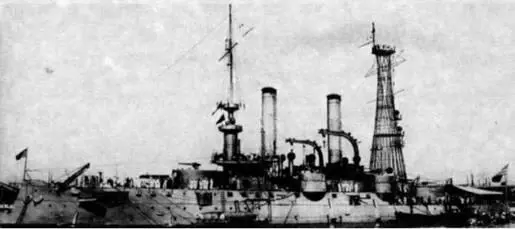 Айова в 1910х гг Со 2 мая 1910 г до мая 1914 г броненосец числился как - фото 65
