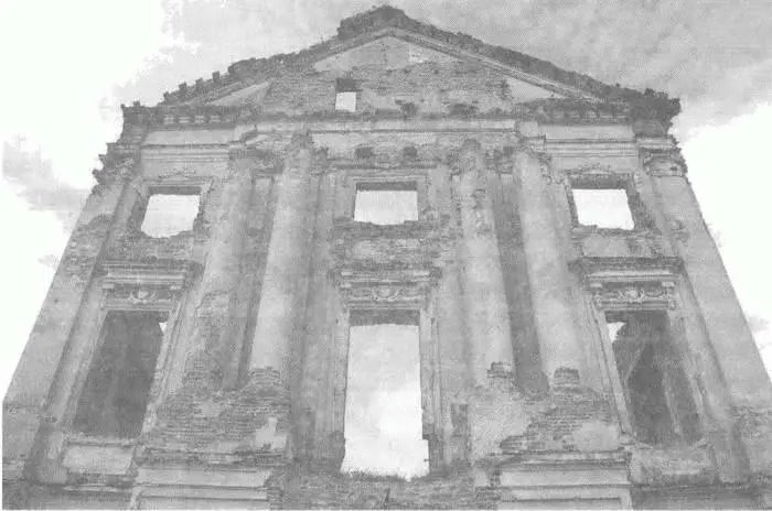 Фрагмент Ружанского дворца до реставрации Основной корпус приобрел вид - фото 43