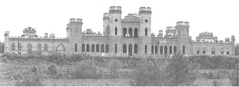 Дворец Пусловского в Коссово Объемнопространственная композиция территории и - фото 48