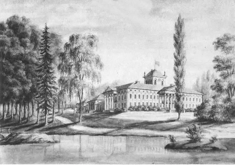 Дворец в Жиличах рисунок Н Орды Строительство здесь дворца и - фото 107