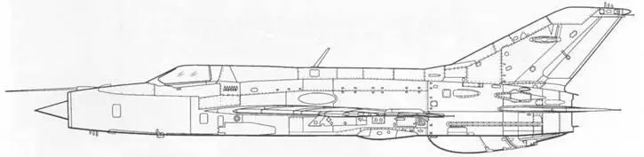 МиГ21ПФ Fishbed D МиГ21ПФ представлял собой всепогодный перехватчик с РЛС - фото 5