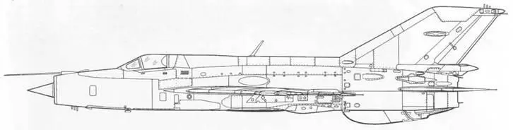 МиГ21ПФМ Fishbed F МиГ21ПФМ стал первым вариантом с фонарем - фото 6