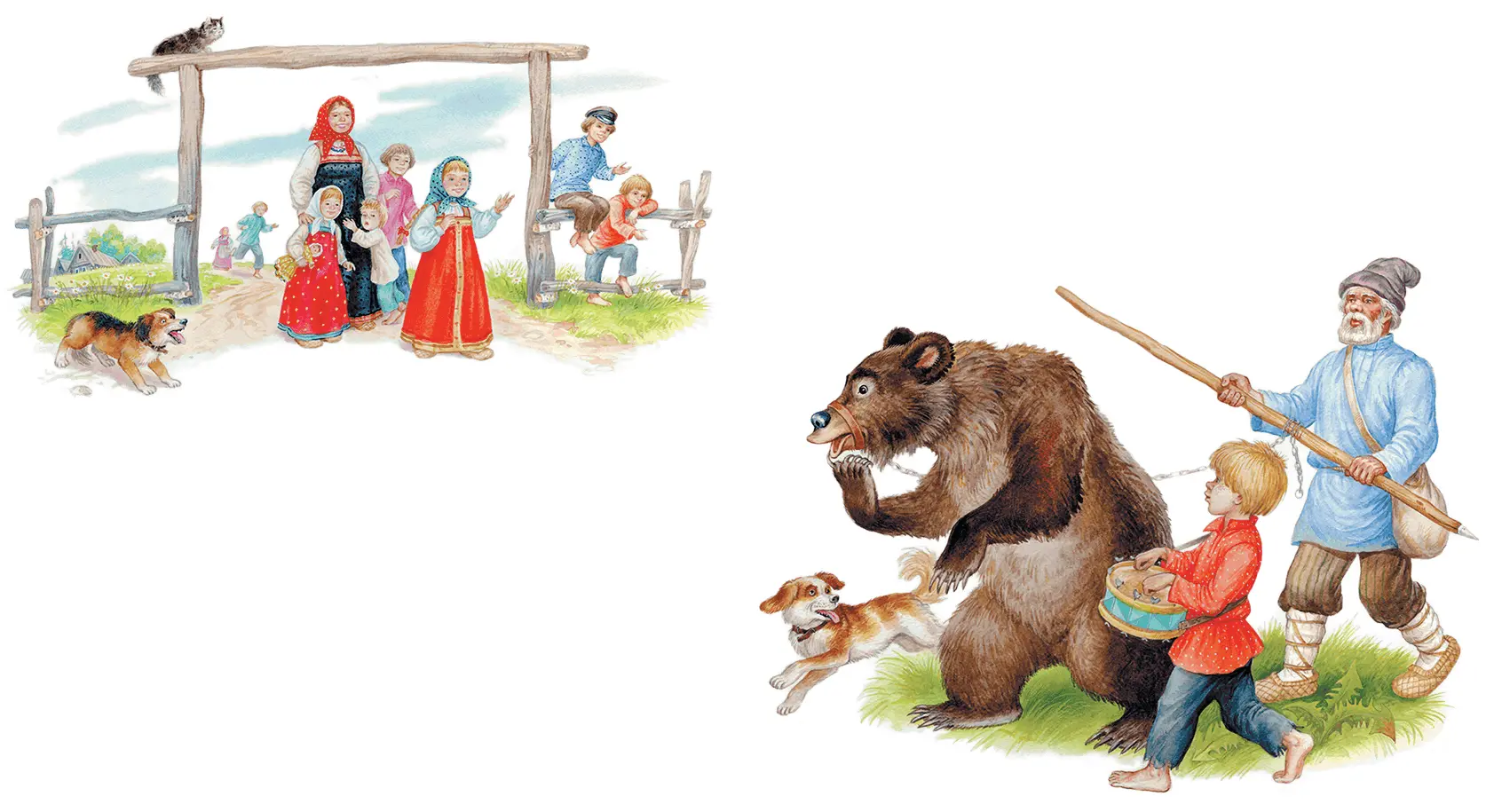 Дети Дети кричала няня Идите медведя смотреть Выбежали дети на - фото 25