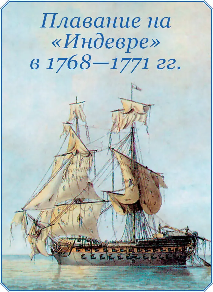 Джеймс Кук ПЛАВАНИЕ НА ИНДЕВРЕ в 17681771 гг Секретные инструкции - фото 38