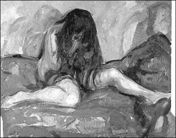 Плачущая девушка Художник Эдвард Мунк Женщина прозревает в мужчине воплощение - фото 23