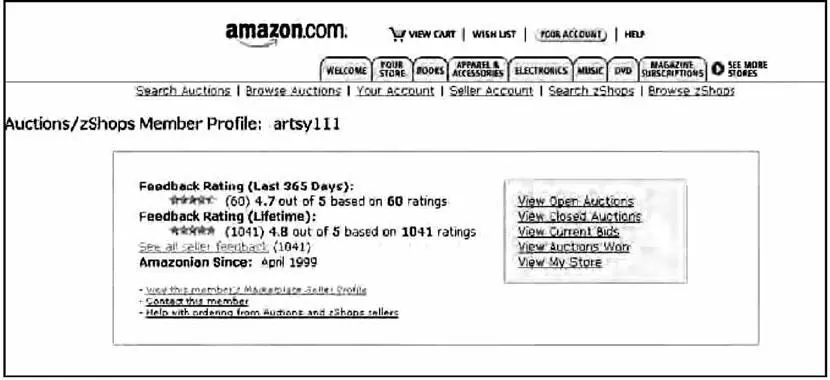 Скриншот 182аПример профиля пользователя Amazon Скриншот 182бПример - фото 52
