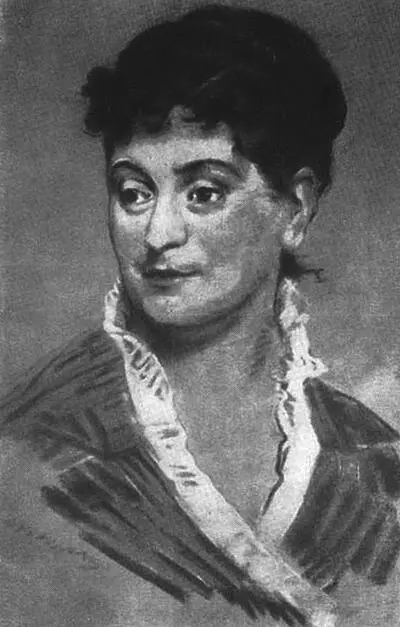 Александрина Золя портрет работы Э Мане пастель 1879 год Алексис - фото 17
